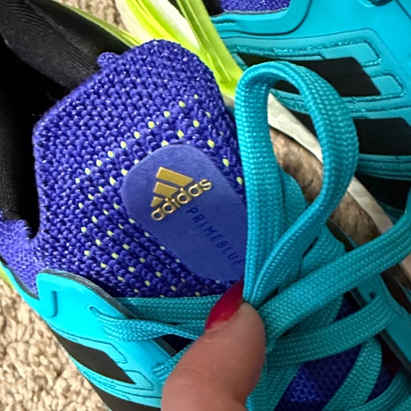 Adidas primeblue orange and Blue Sneakers - Picture 2 of 9